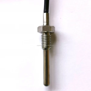 PT1000 class B RTD waterproof Temperature sensor 2 wire 3M siliconcable Stainless steel Tread