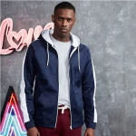 pullover hoodies full zip hoodie wholesale 100% cotton fleece zip up mens hoodies high quality OEM