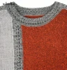 Pullover womens knitwear ladies knitted sweater in color block