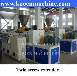 PVC electric cable trunking profile plastic production making machine price