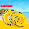 PVC inflatable floating ring with handle inner liner children adult swimming ring