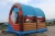 Import PVC inflatable fun city brown inflatable bounce house slide Playground Amusement Park from China