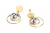 Import Qings Fashion Stainless Steel  Oval Oversize Handmade Earrings Black Pearl Stud Hoop Earrings Women from China