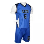Quick Dry Latest Design Sublimated Volleyball Uniform Beach Tops Shorts Sleeveless Volleyball Jersey