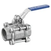 Quick-install Clamp Sanitary Floating Ball Valve With Handle