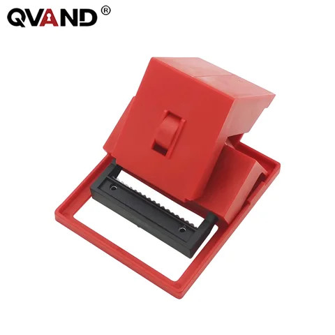 QVAND Abs Safety LOTO Lockout Electrical Miniature Clamp on Circuit Breaker Lockout Device