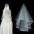 Import QY Simple Short Tulle Wedding Veils Two Layer With Comb White Ivory Bridal Veil for Bride for Marriage Wedding Accessories from China