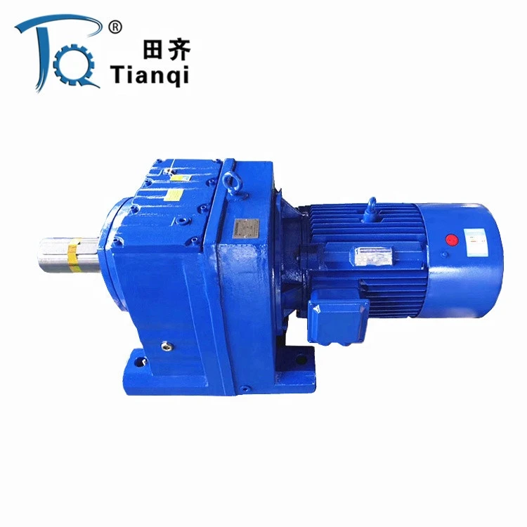 R137 -Y22-4P-M1 series reducer internal Helical Gearbox with 22KW 1 rpm gear motor box