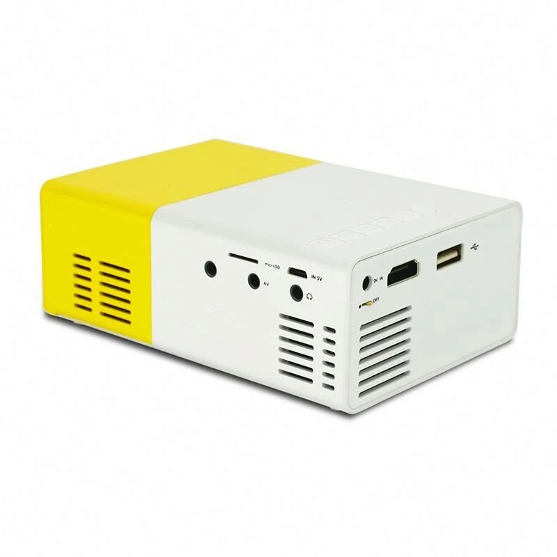 real factory sale high quality mobile phone projector without battery built in yg-300 lcd projector