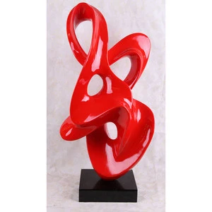 red contemporary sculpture outdoor stone sculpture hot sale