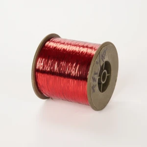 Red Lurex M type metallic yarn(polyester) factory direct sell