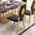 Import Restaurant furniture black leather dining chair modern dining chairs italian dining room chairs for kitchen from China