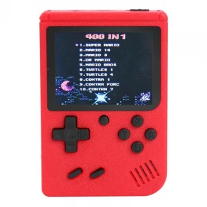 Retro Portable Mini Handheld Game Console 8-Bit 3.0 Inch Color LCD Kids Color Game Player Built-in 400 games