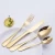 Import reusable restaurant Stainless Steel bulk gold pvd coating cutlery wedding flatware Set wedding cutlery set from China