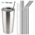 Reusable Stainless Steel Drinking Straws in Bar Accessories