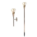 RGB Stainless Steel Lawn Lamp Wall Light Outdoor LED Solar Garden Light