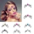 Import Rhinestone Temporary Tattoo Face Jewels Face Stickers Eyebrow Face Body Jewelry from China