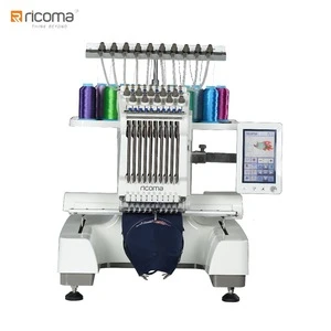 RiCOMA 10 Needle Single Head Computer Embroidery Machine