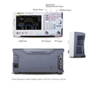 RIGOL DSA875-TG with tracking generator 9kHz ~ 7.5GHz Spectrum Analyzer with All-Digital IF Technology