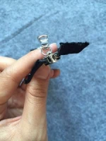 Riri metal Zipper - Silver Black Copper -high teeth size 4#6#8# slider FLACH