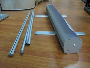 roll up display exhibition aluminum roll up banner stand