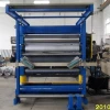 Roller embossing machine for textile