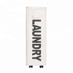 Rolling Slim  laundry  bags baskets foldable laundry products on wheels