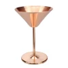 Rose Gold Martini Drinking Stainless Glass Goblet Cup Mug Glasses Wine Party Tool