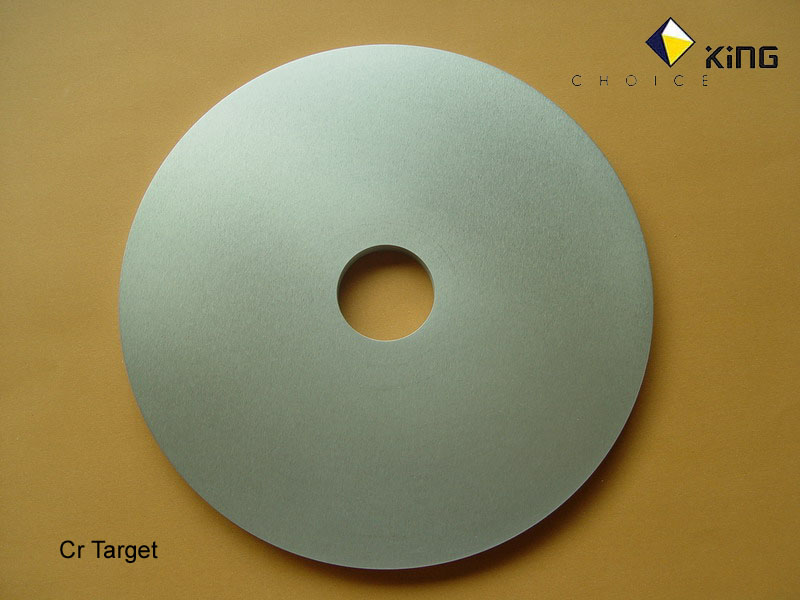 Buy Round Chrome Cr 2n5 99.5% Target With Copper Clad Sputtering Target ...