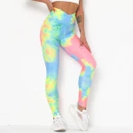 RTS-HD012 Colorfull Yoga Legging Spandex Print+Custom Printing Yoga Leggings