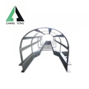 rung 4 step ladder with safety rail aluminium