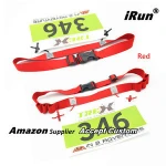 Running Belt Race Number Belt Triathlon/Jogging Energy Gel Holder - Factory Mass Production Customized Marathon Belt -Royal Blue