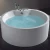 Import Rustic Small Cheap Clear Acrylic Whirlpool White Round Massage Bathtub from China