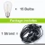 Import S14 10m holiday lighting edison bulb led string light outdoor string led light waterproof with PVC cable from China