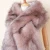 Import S4786 newwomen&#x27;s winter fox fur luxury long big scarf wraps faux fur collar scarf shrug fake faux fur shawls for wedding from China