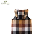 SAMBEDE 3-5T Baby Outdoor Clothes Boys Hoodie without Sleeve Snaps Waistcoat for Winter SM6D5721