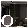 Scratch-Proof Luxury Interior Carbon Crystal Plate Bamboo Charcoal Wooden Mirror Panel for Decoration