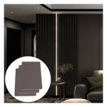Scratch-Proof Luxury Interior Carbon Crystal Plate Bamboo Charcoal Wooden Mirror Panel for Decoration