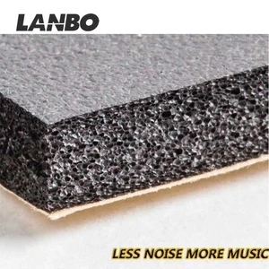 Self adhesive rubber foam anti noise car sound absorbing heat insulation material