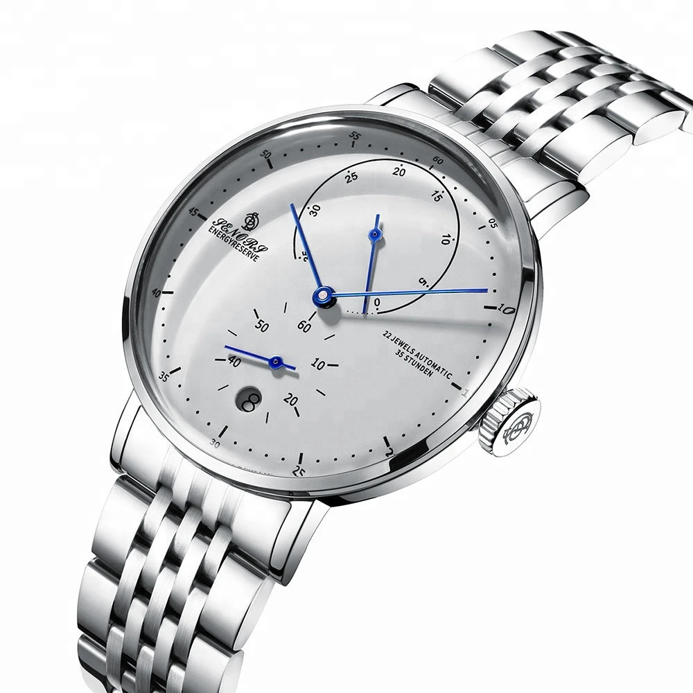SENORS SN082 Cheap Watch Custom Logo  Full Automatic Skeleton Mechanical  Watches  for Man