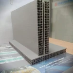 Shear wall formwork concrete reusable hollow plastic formwork