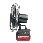 SHENXIN High Quality Stocks Cordless lithium Battery Cordless Handheld Mini Powerful Electricity All Steel Fan