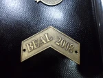 shinny metal bag label parts for bag accessories