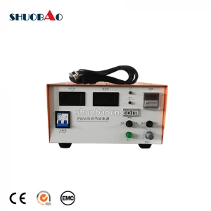 ShuoBao high frequency air cooling IGBT DC 12 volt 100 amp electroforming rectifier
