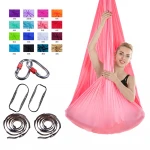 Silk Fabric for Yoga Bodybuilding Yard Pilates Yoga Flying Swing Aerial Yoga Hammock
