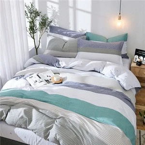 Simple Bedding Set With Pillowcase Duvet Cover Sets Bed Linen Sheet Single Double Queen King Size Quilt Covers Bedclothes