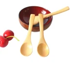 Simple Natural Salt Sugar Measuring Spoon Ice Cream Spoon Wood Mini Baby Milk Powder Spoon