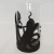 Import Simple pattern with glass Candle Holders, patterned cat, home decor, black from China