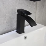 Single Handle Hole Sink Faucet Lavatroy Basin Mixer Hot Cold Water Taps Bathroom