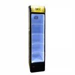 slim soft drink display refrigerator